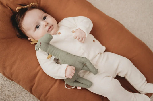 Kikadu Greifling Giraffe Olive GOTS