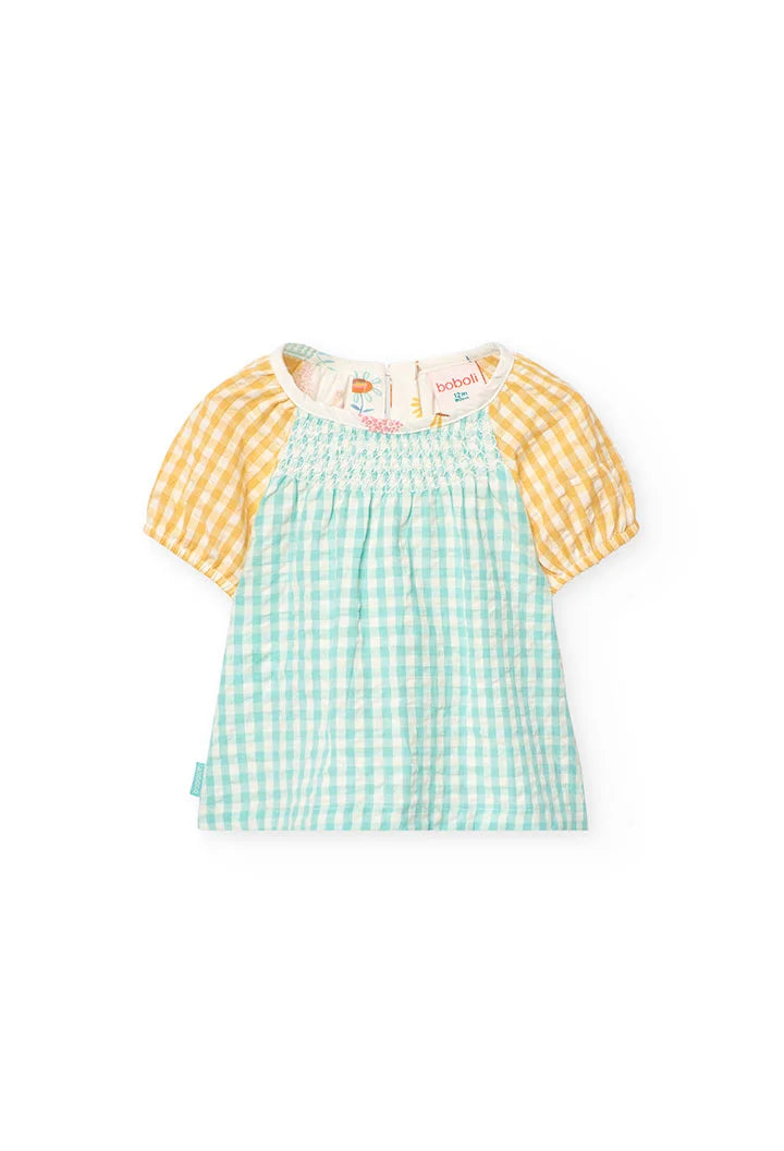 Boboli Bluse Popeline kariert