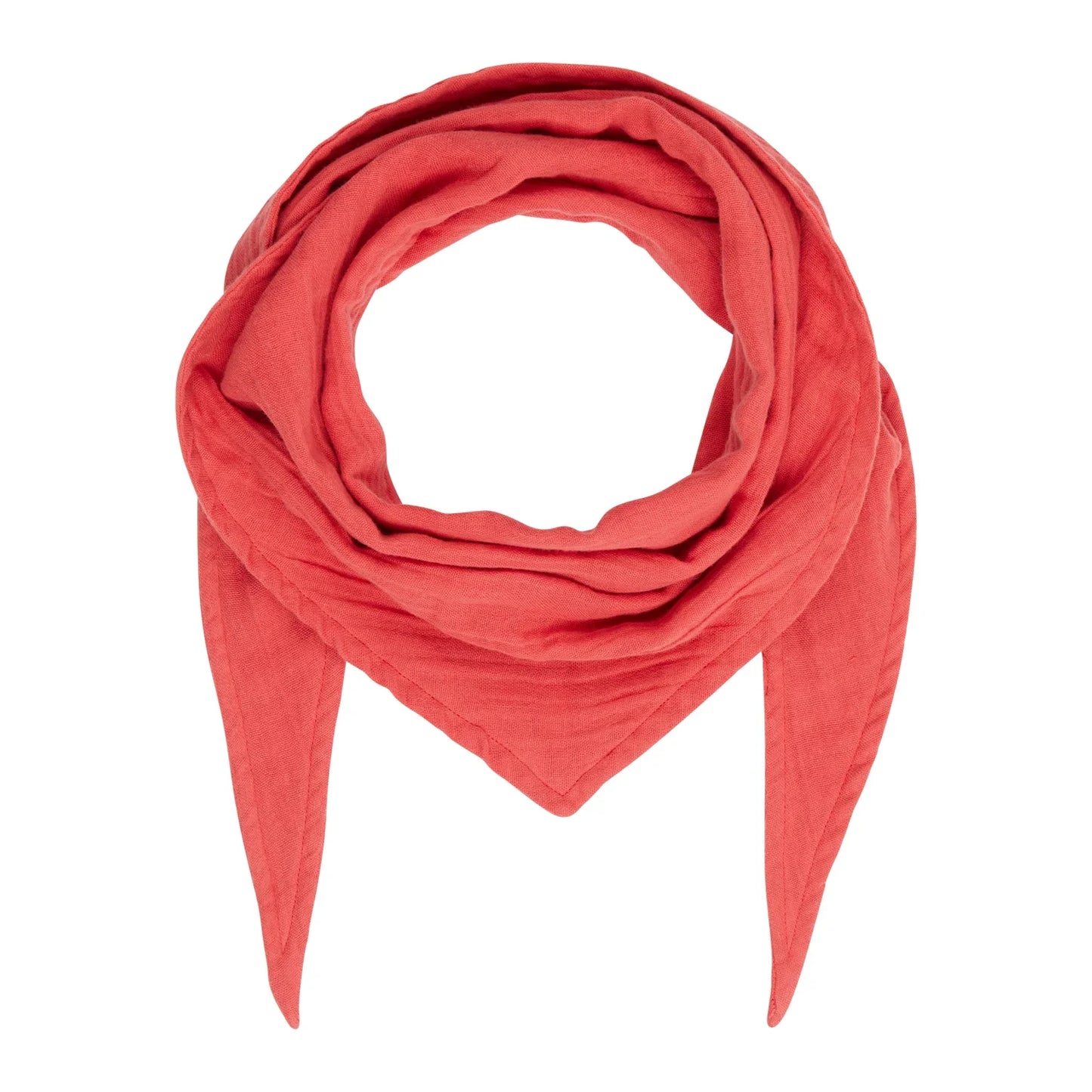 Sense Organics Großes Dreieckstuch Elim rot