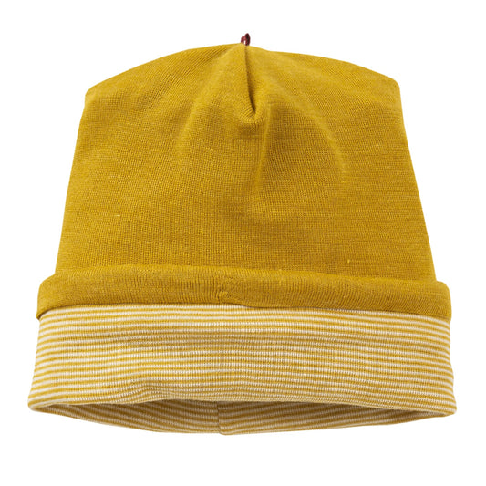 People Wear Organic Wendebeanie aus Wolle und Seide GOTS