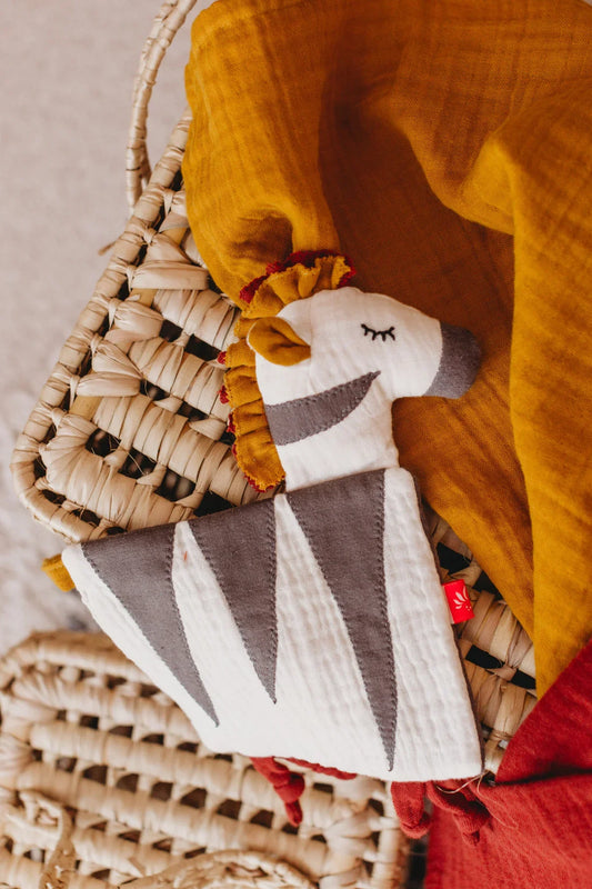 Kikadu Knister Zebra GOTS