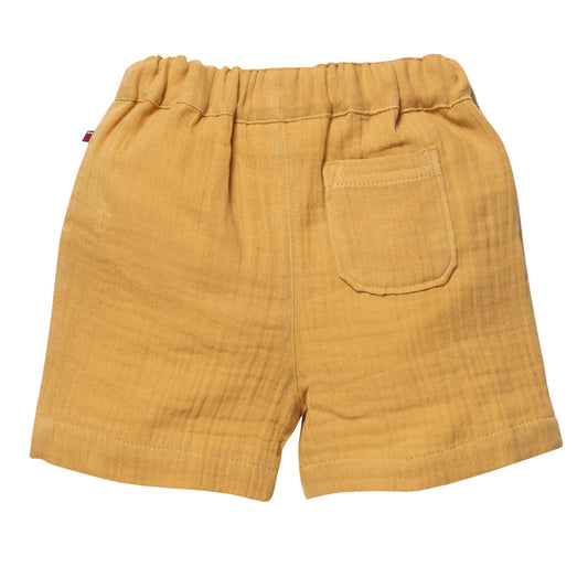 People Wear Organic Musselin-Shorts Gelb GOTS