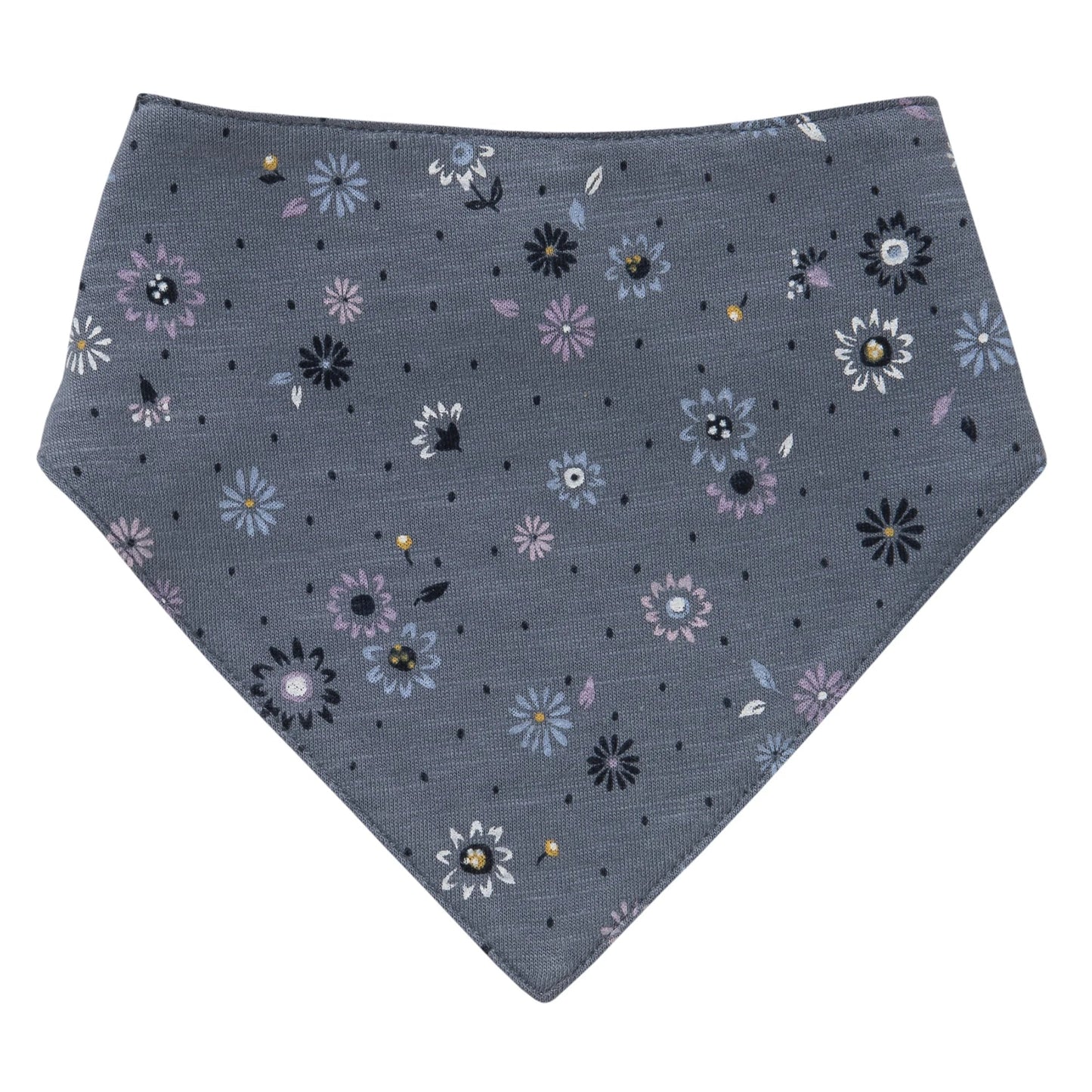 People Wear Organic Dreieckstuch zum Wenden "Frühlingsblumen" GOTS