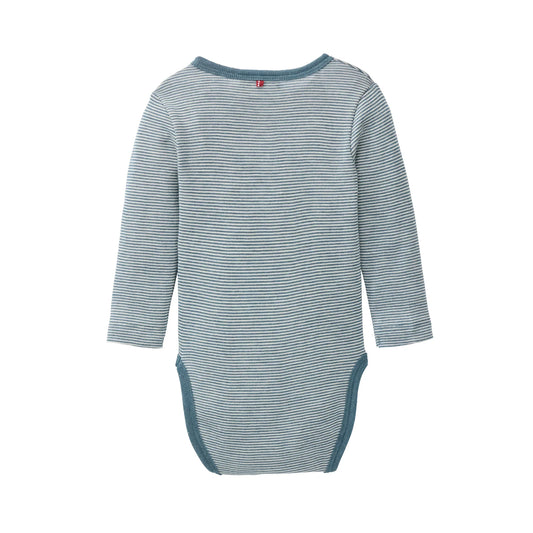 People Wear Organic Wolle-Seide Body smaragd GOTS