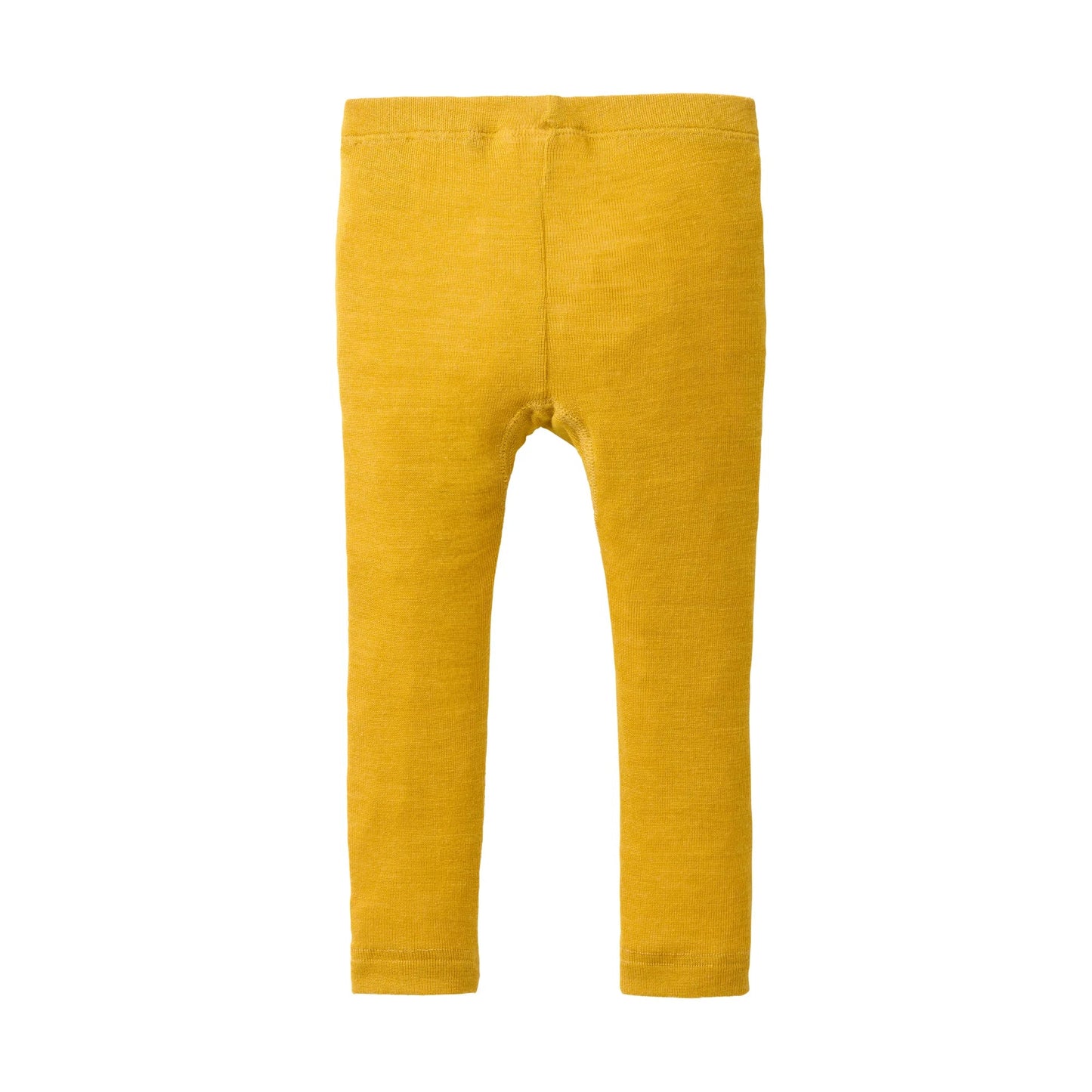 People Wear Organic Wolle/Seide Leggings senfgelb GOTS
