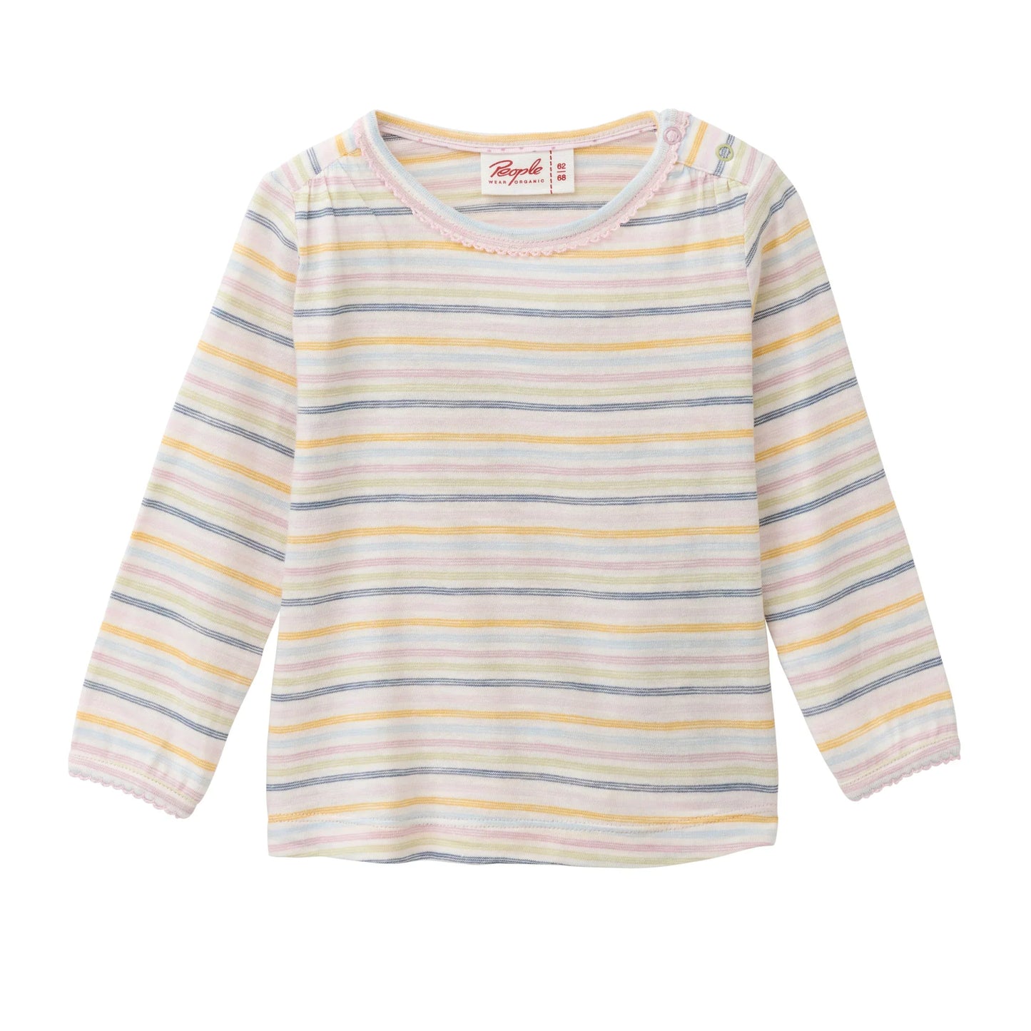 People Wear Organic Langarmshirt geringelt GOTS
