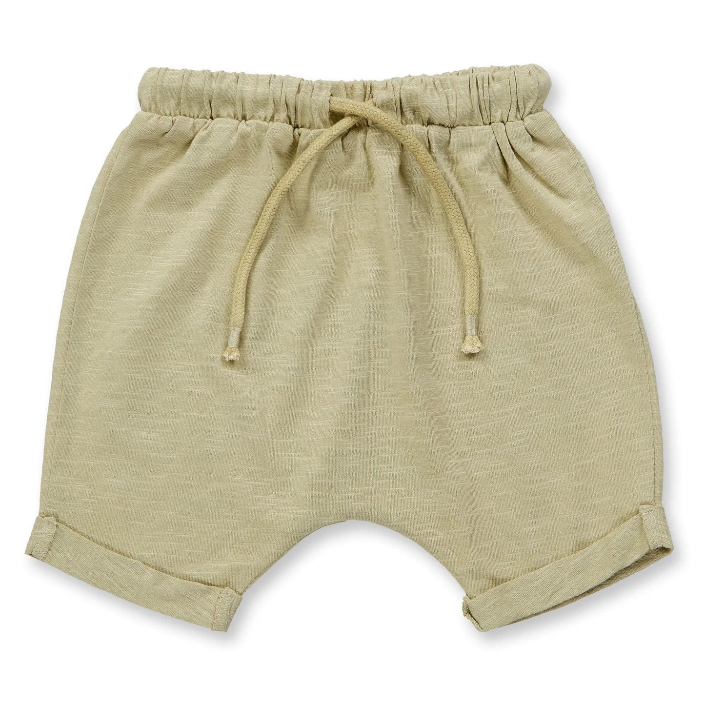 Sense Organics Baby Shorts in schilfgrün GOTS