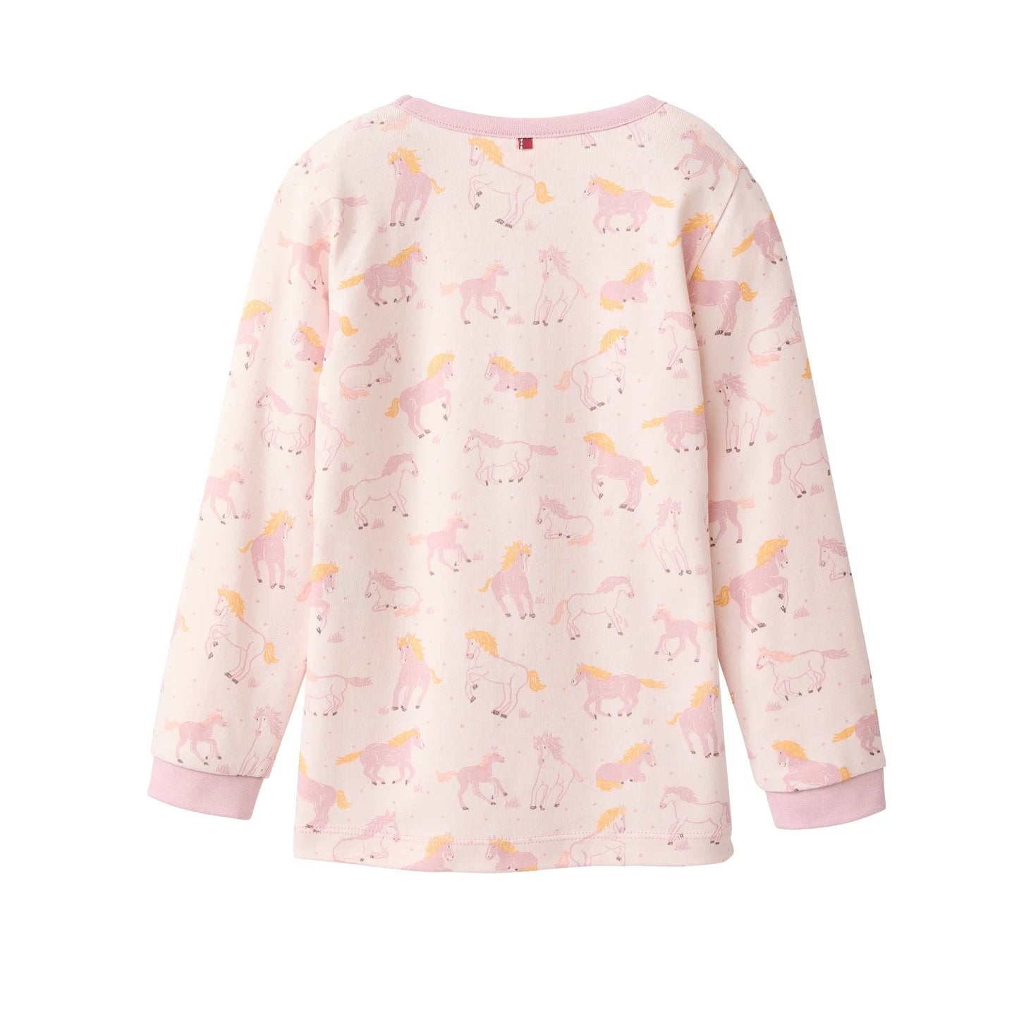 People Wear Organic Schlafanzug mit Pferdeprint GOTS