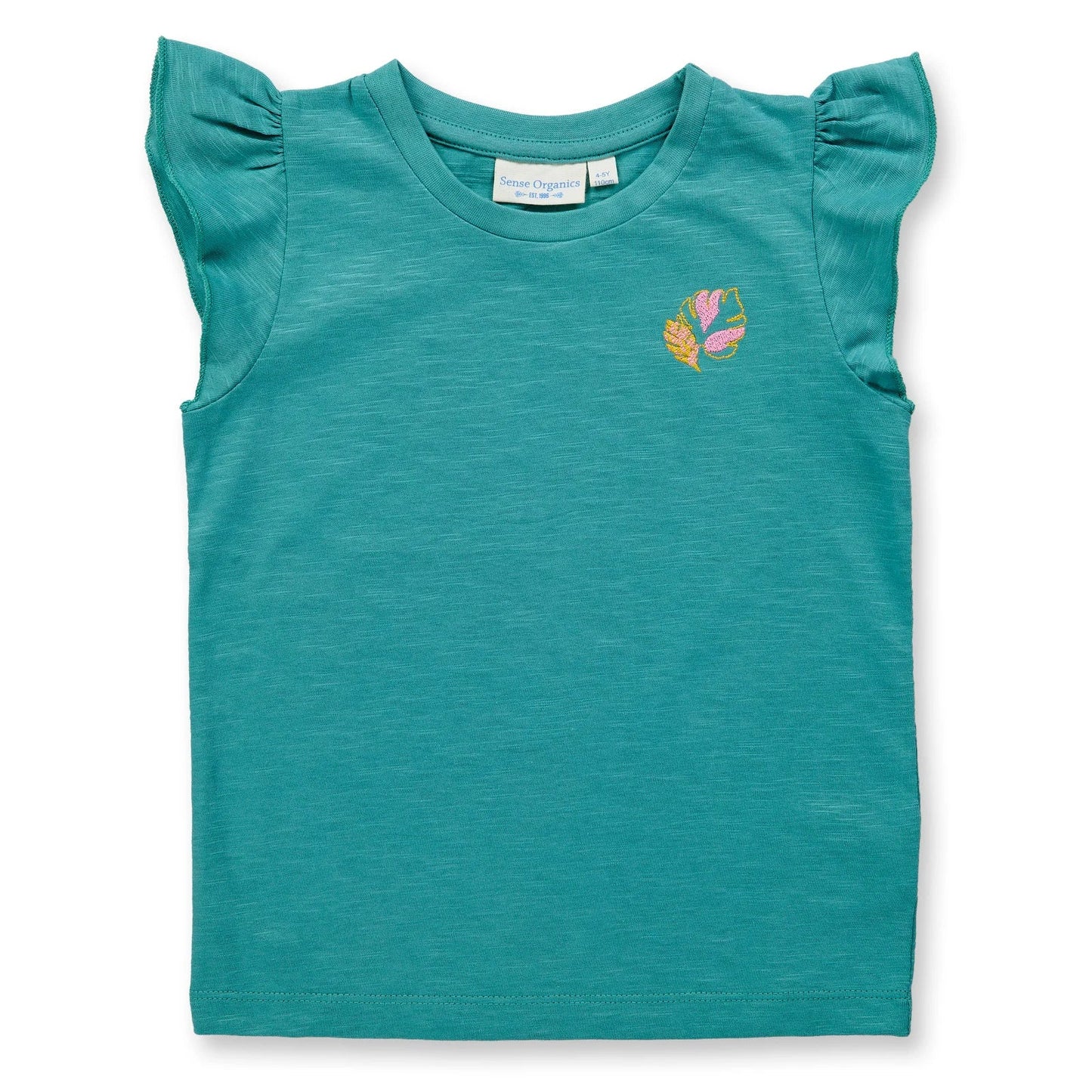 Sense Organics T-Shirt in meeresgrün GOTS