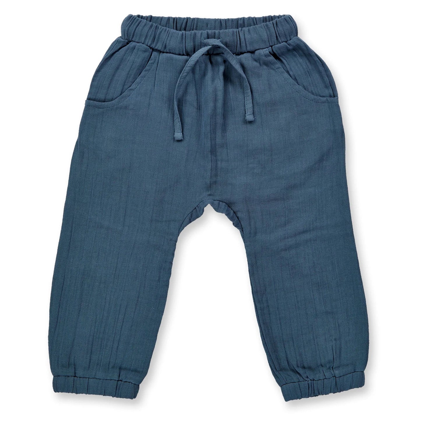 Sense Organics Hose aus Musselin in blaugrau