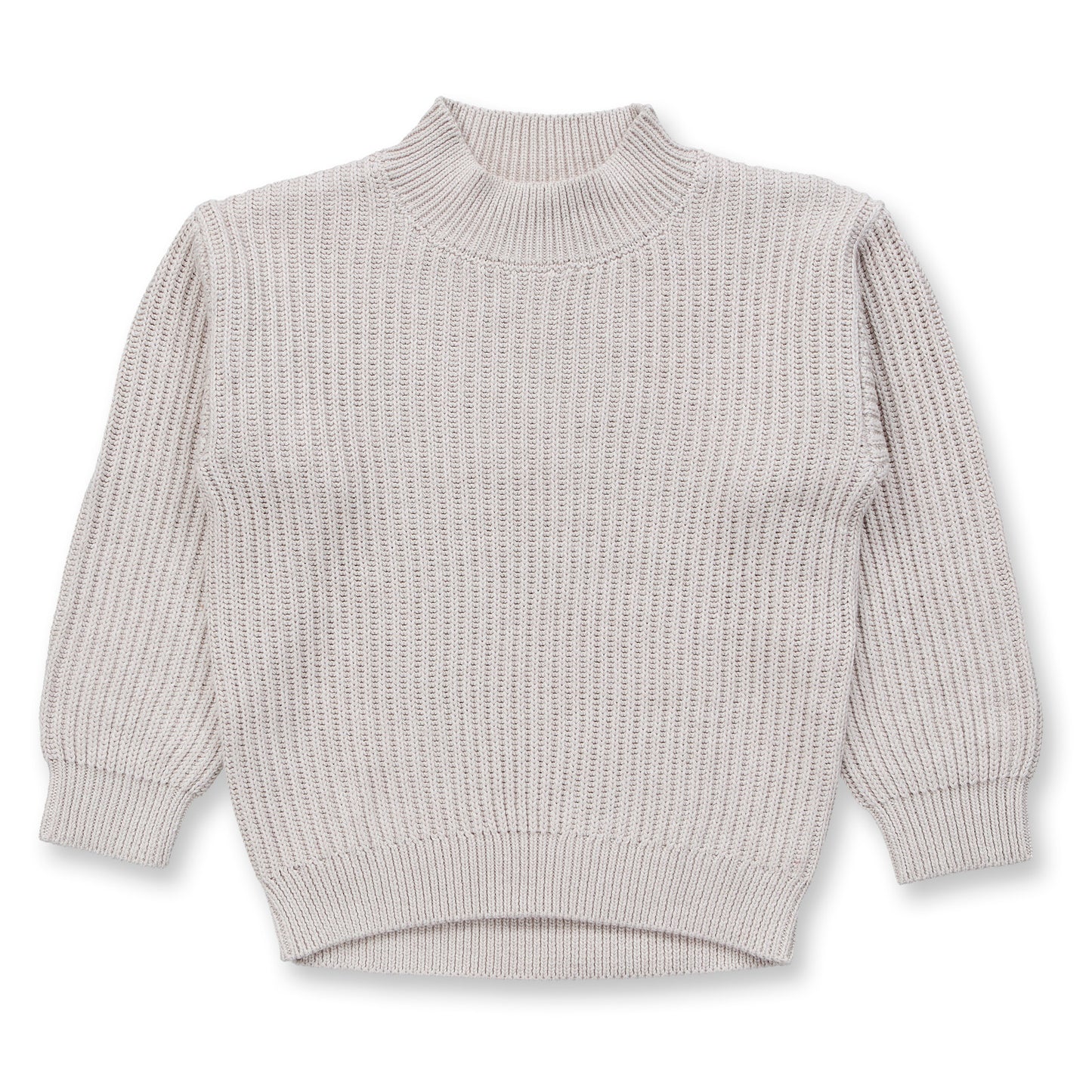 Sense Organics Kinder Strickpullover in creme mélange, Modell MARLEY aus Bio-Baumwolle GOTS