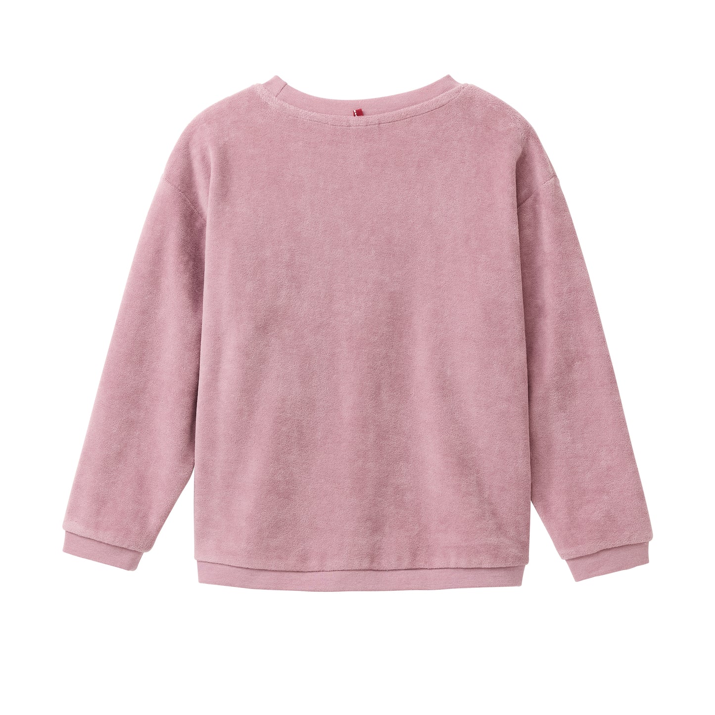 People Wear Organic Nicki Pyjama, rosa, Applikation "Eule", Bio-Baumwolle GOTS