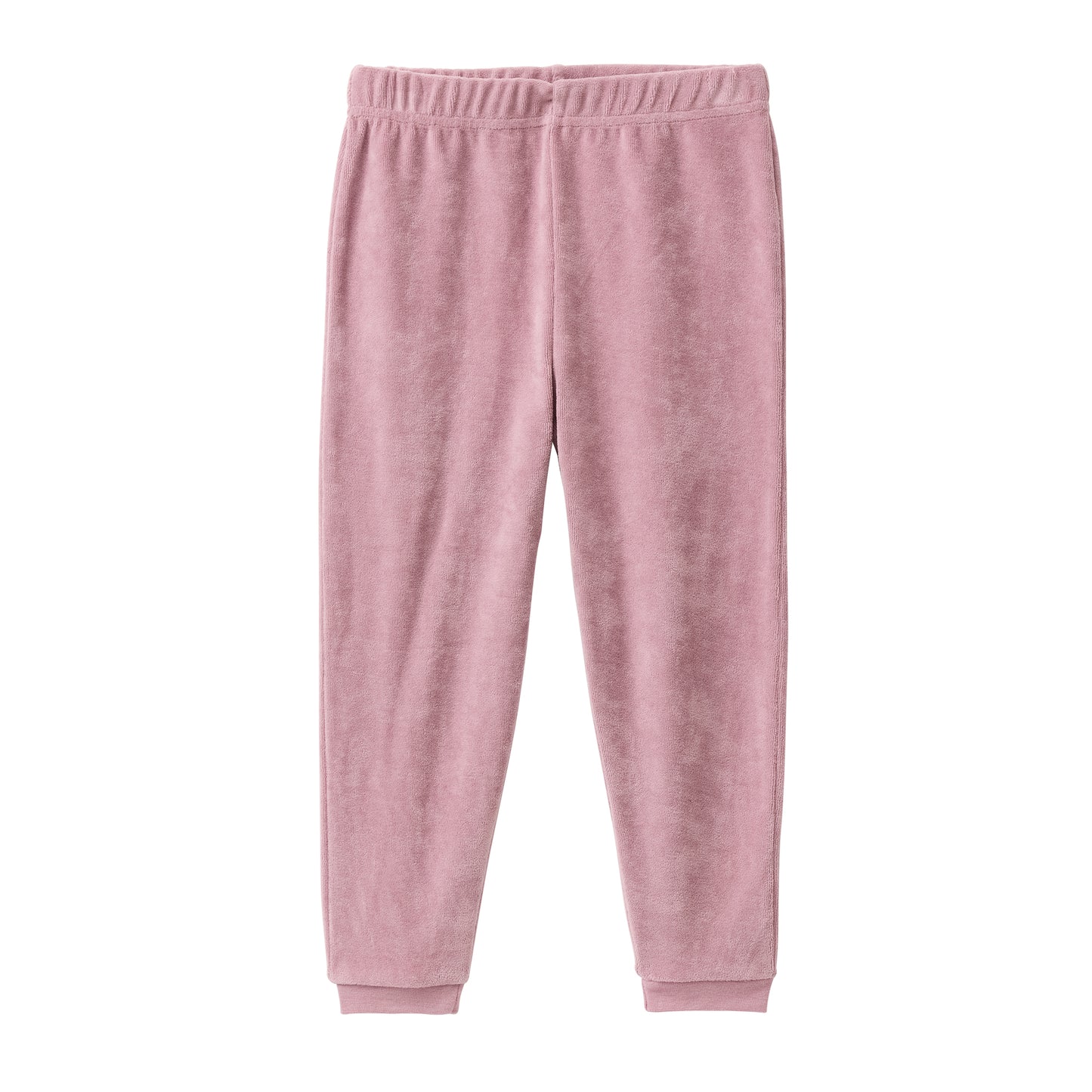 People Wear Organic Nicki Pyjama, rosa, Applikation "Eule", Bio-Baumwolle GOTS