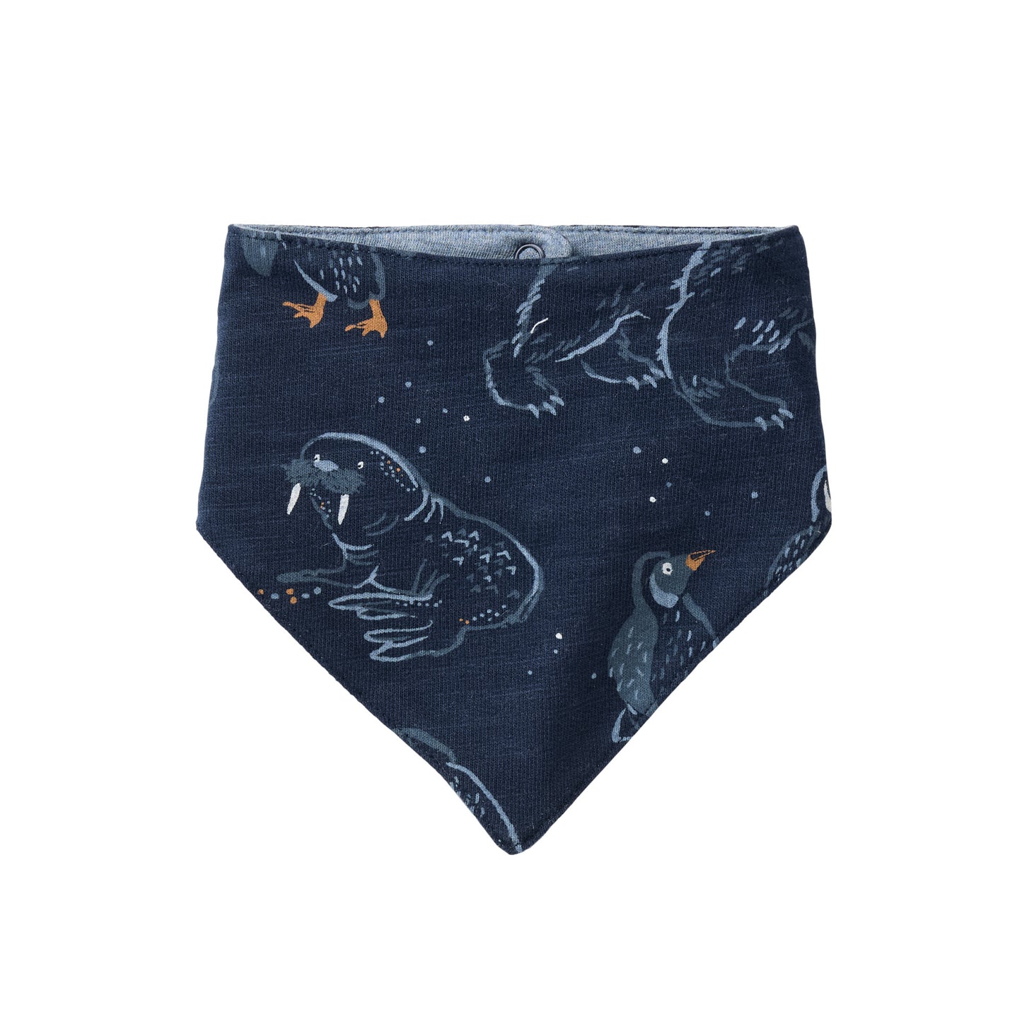 People Wear Organic Dreieckstuch zum Wenden mit Print 'Arktische Tiere' GOTS