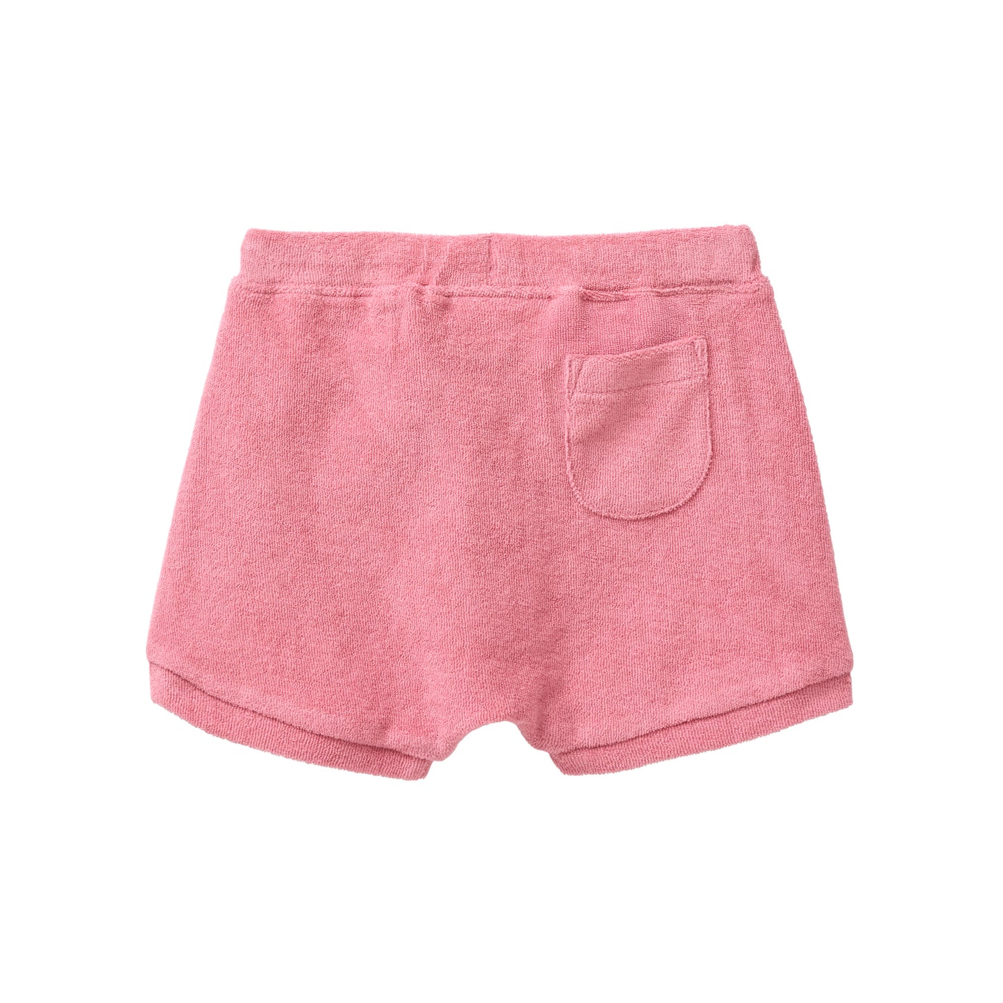 People Wear Organic Frottee-Shorts in Himbeerrot GOTS