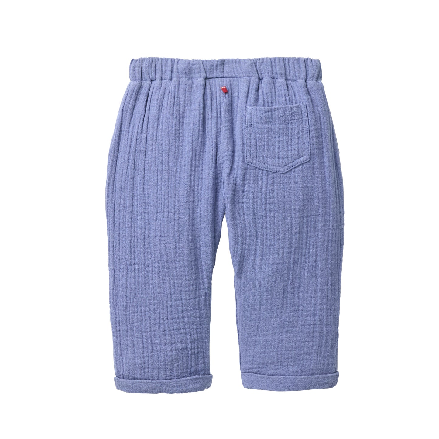 People Wear Organic Musselin-Hose in Atlantikblau GOTS