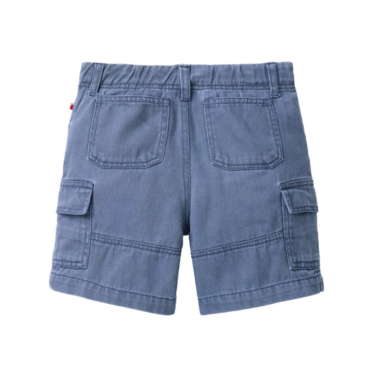 People Wear Organic Twill-Bermuda in ozean GOTS