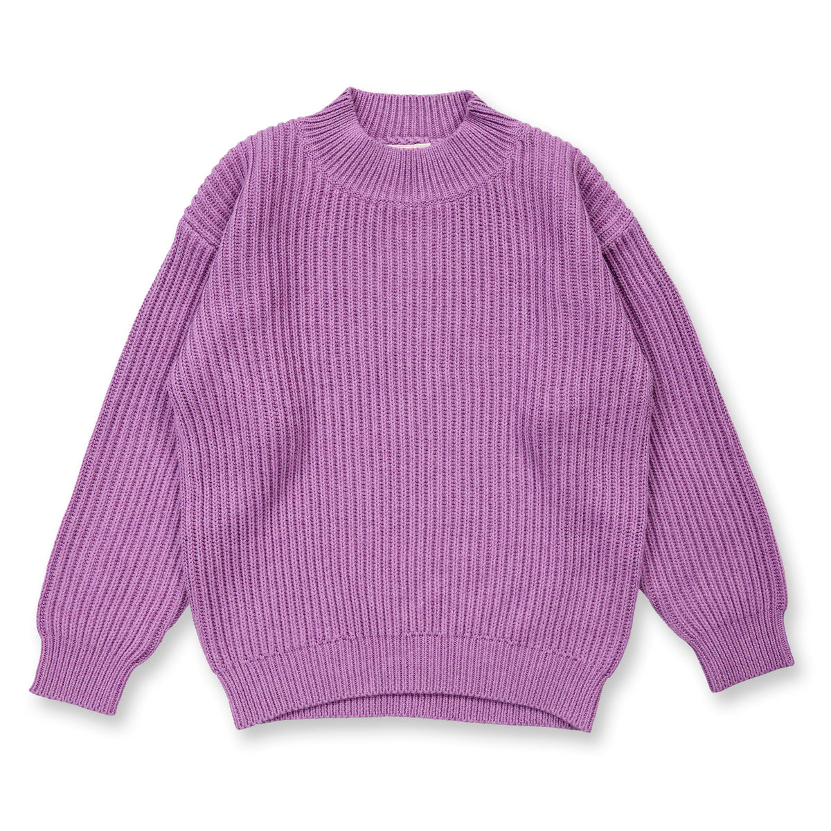 Sense Organics Kinder Strickpullover in Flieder Melange, Modell MARLEY, GOTS