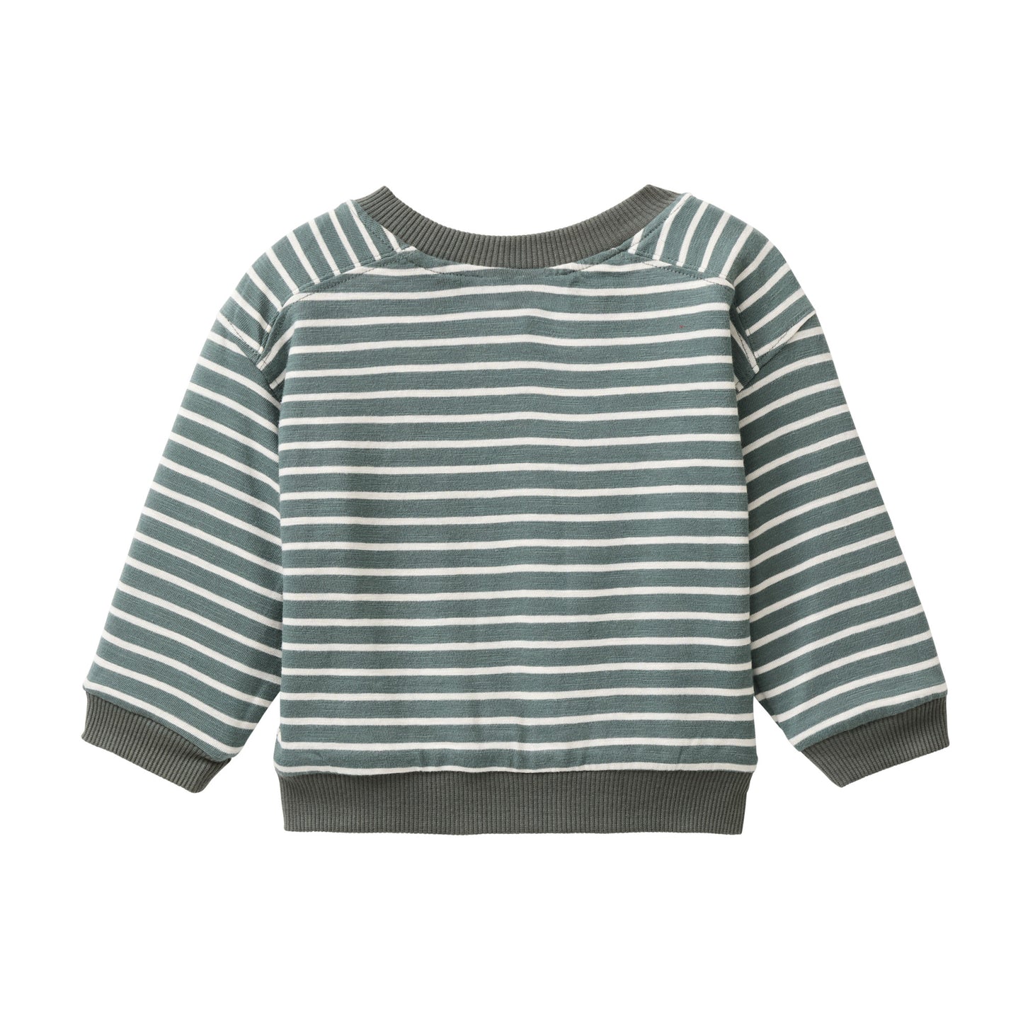 People Wear Organic Nicki-Sweatjacke zum Wenden Eukalyptus GOTS