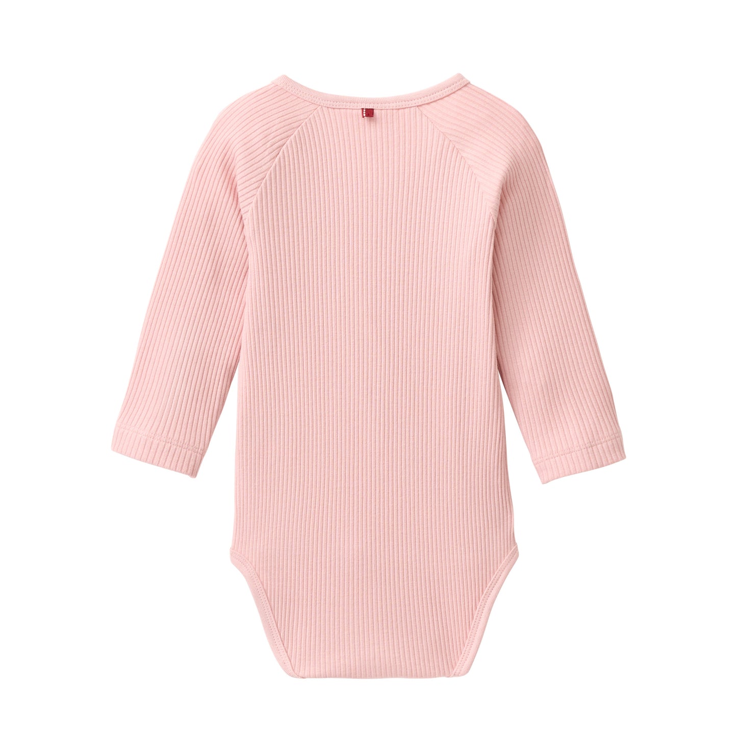 People Wear Organic Langarm-Wickelbody Blassrosa GOTS