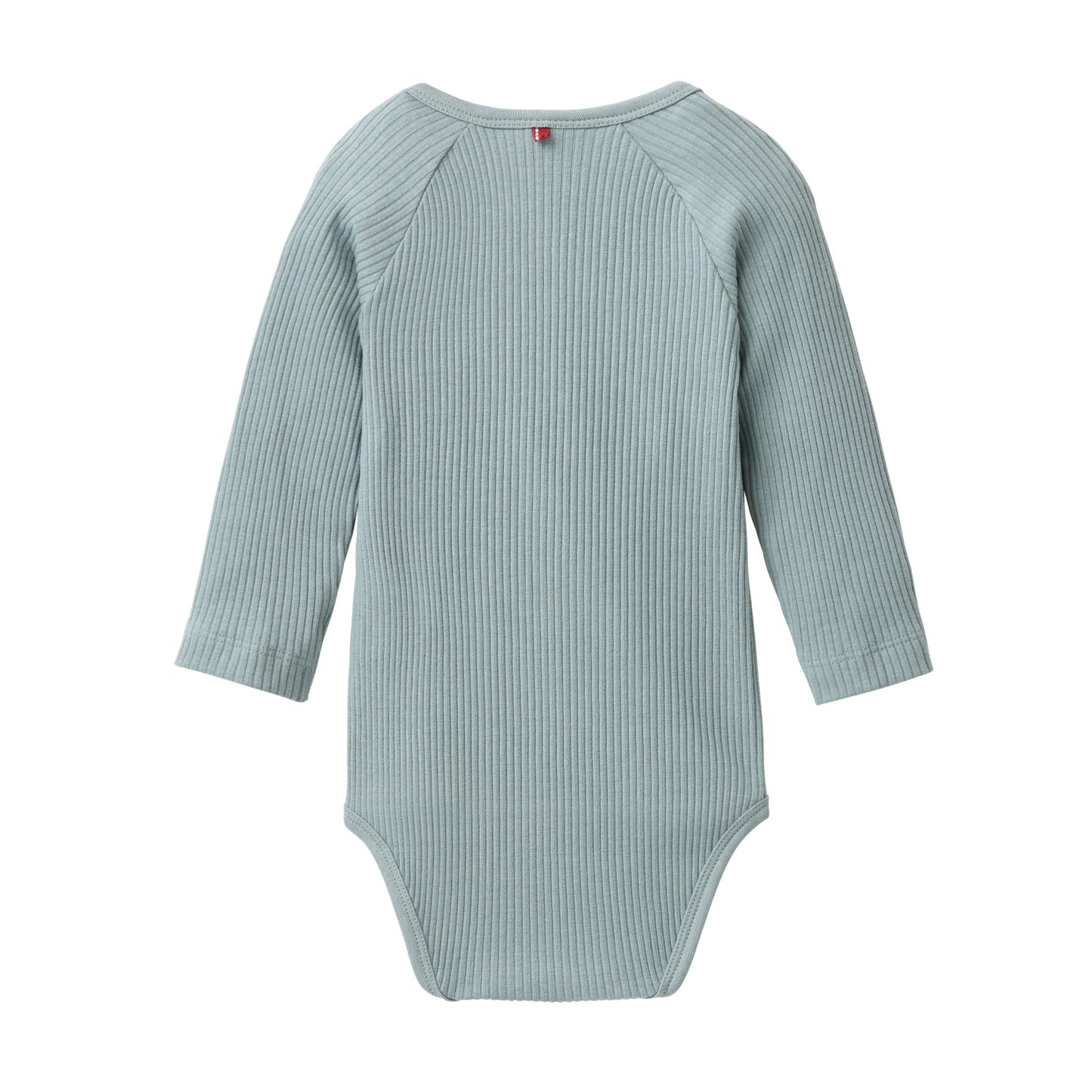 People Wear Organic Langarm-Wickelbody Balsamgrün GOTS