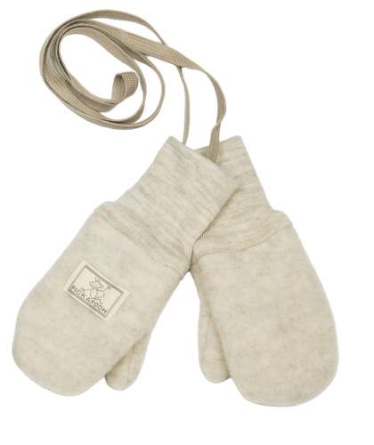Pickapooh Fäustel aus Wollfleece kbT in natur melange