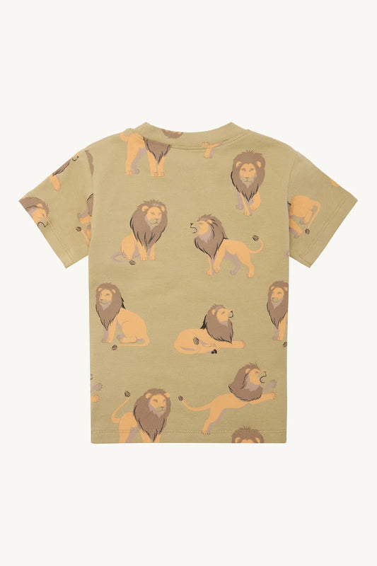 Hust and Claire T-Shirt mit Löwenprint GOTS