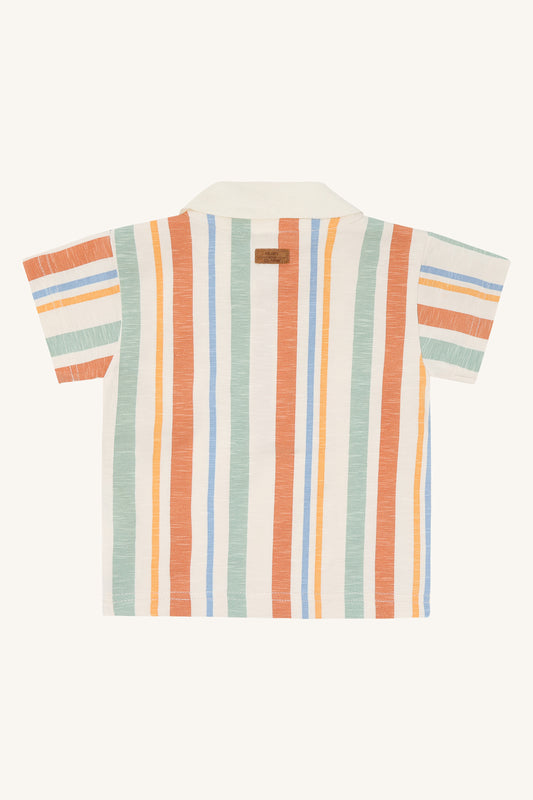 Hust & Claire Polo 'HCAdrian Sunny' mit Streifen GOTS