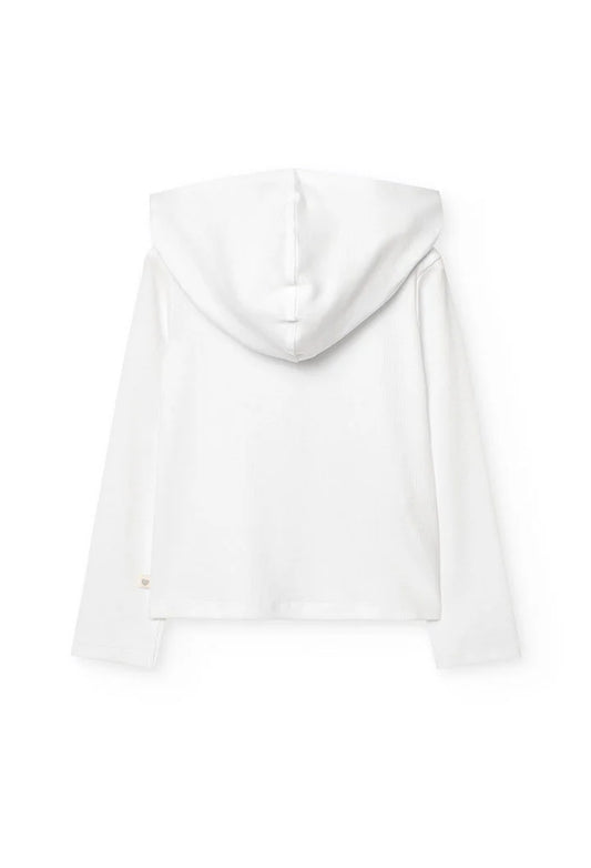 Boboli Leichte Jacke gerippt mit Kapuze