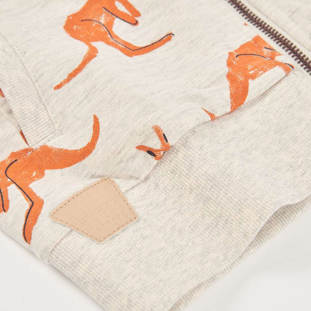 Boboli Sweatjacke mit Känguru-Print