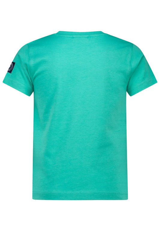 Salt and Pepper T-Shirt mit Traktorprint