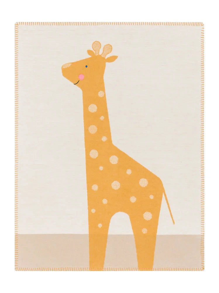 DaviDFussenegger Babydecke mit Stick "Giraffe"