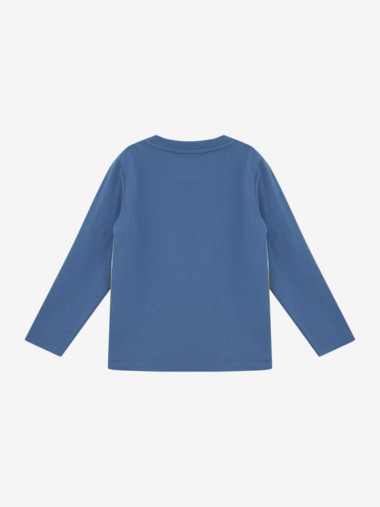 Minymo Langarmshirt mit Traktorprint GOTS
