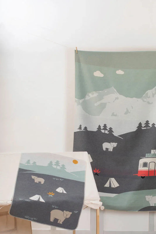 DaviDFussenegger Baby-und Kinderdecke Camping