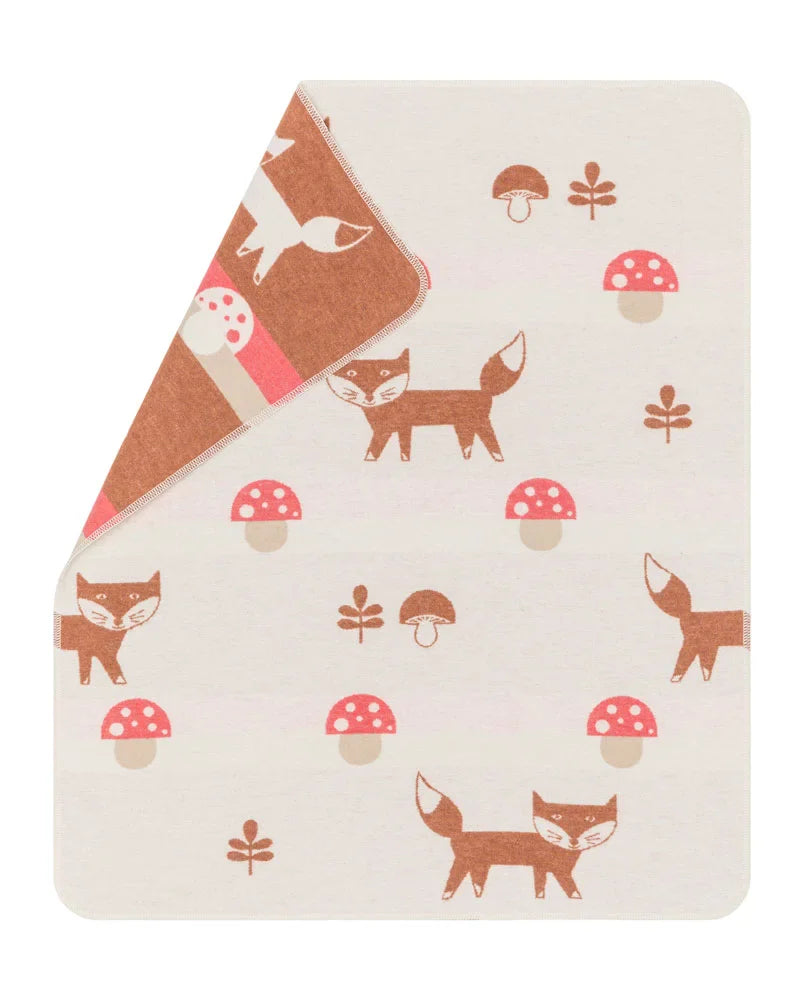 DaviDFussenegger Babydecke Fuchs und Pilz