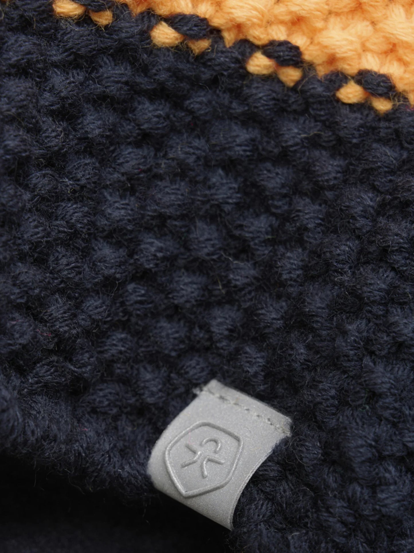 Color Kids Knallige Mütze mit Bommel Colorblock