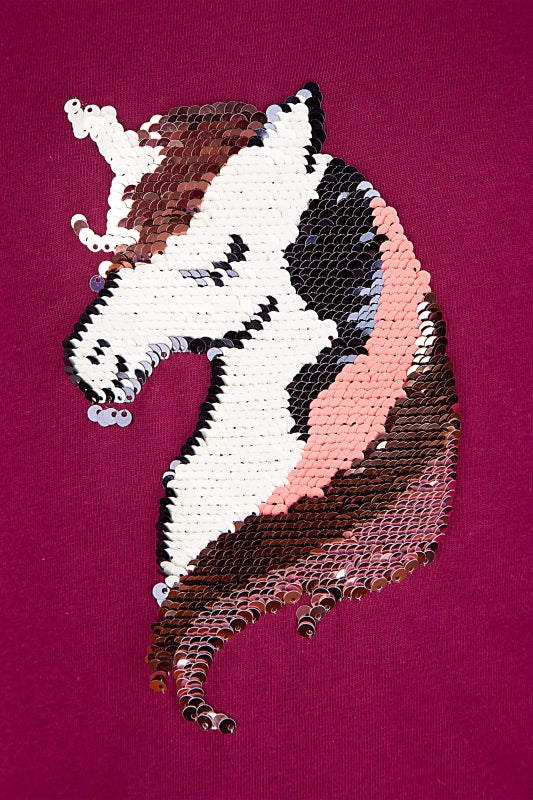 Happy Girls Langarmshirt mit Wendepailletten