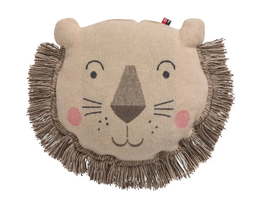 DaviDFussenegger gefülltes Kissen "Löwenkopf"