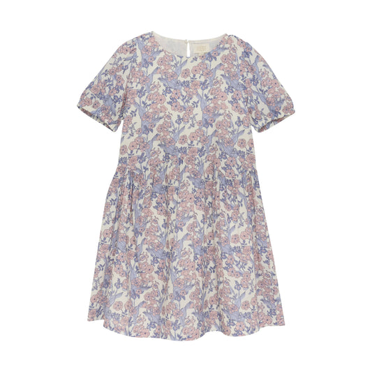 Creamie Kleid Kurzarm mit floralem Muster