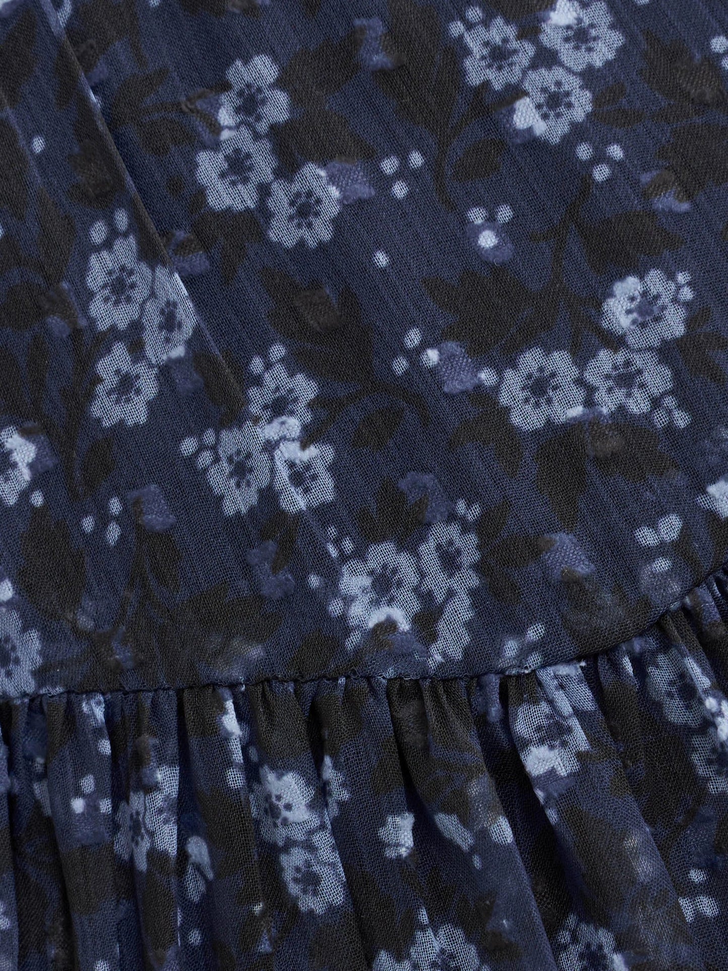 Creamie Kleid Langarm mit floralem Muster