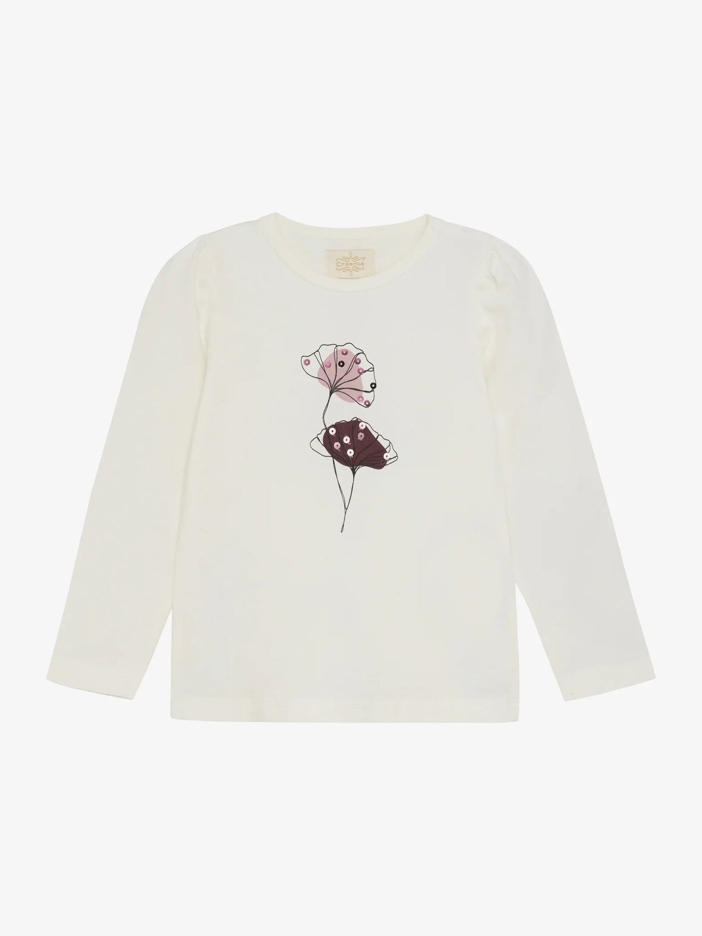 Creamie Langarmshirt mit floralem Print