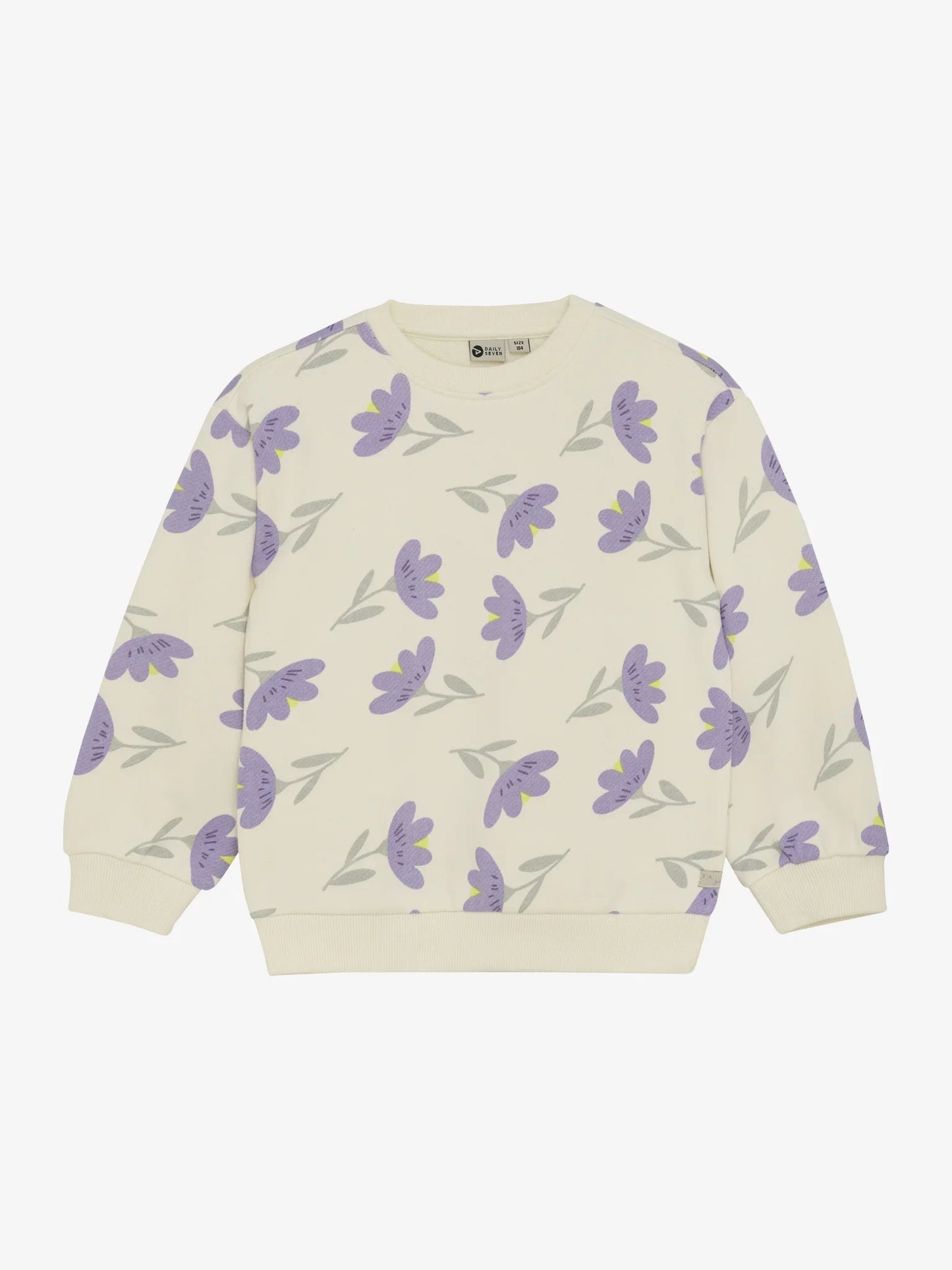 Daily7Kids Sweatshirt mit Blumenprint GOTS