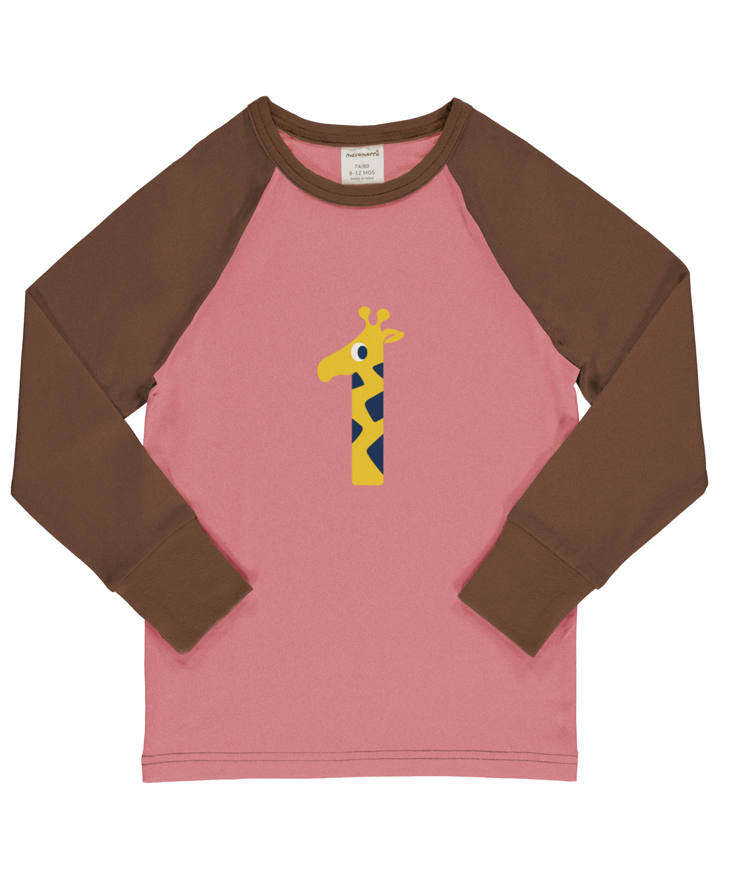 Maxomorra Langarmshirt Raglanärmel 1 Jahr GOTS