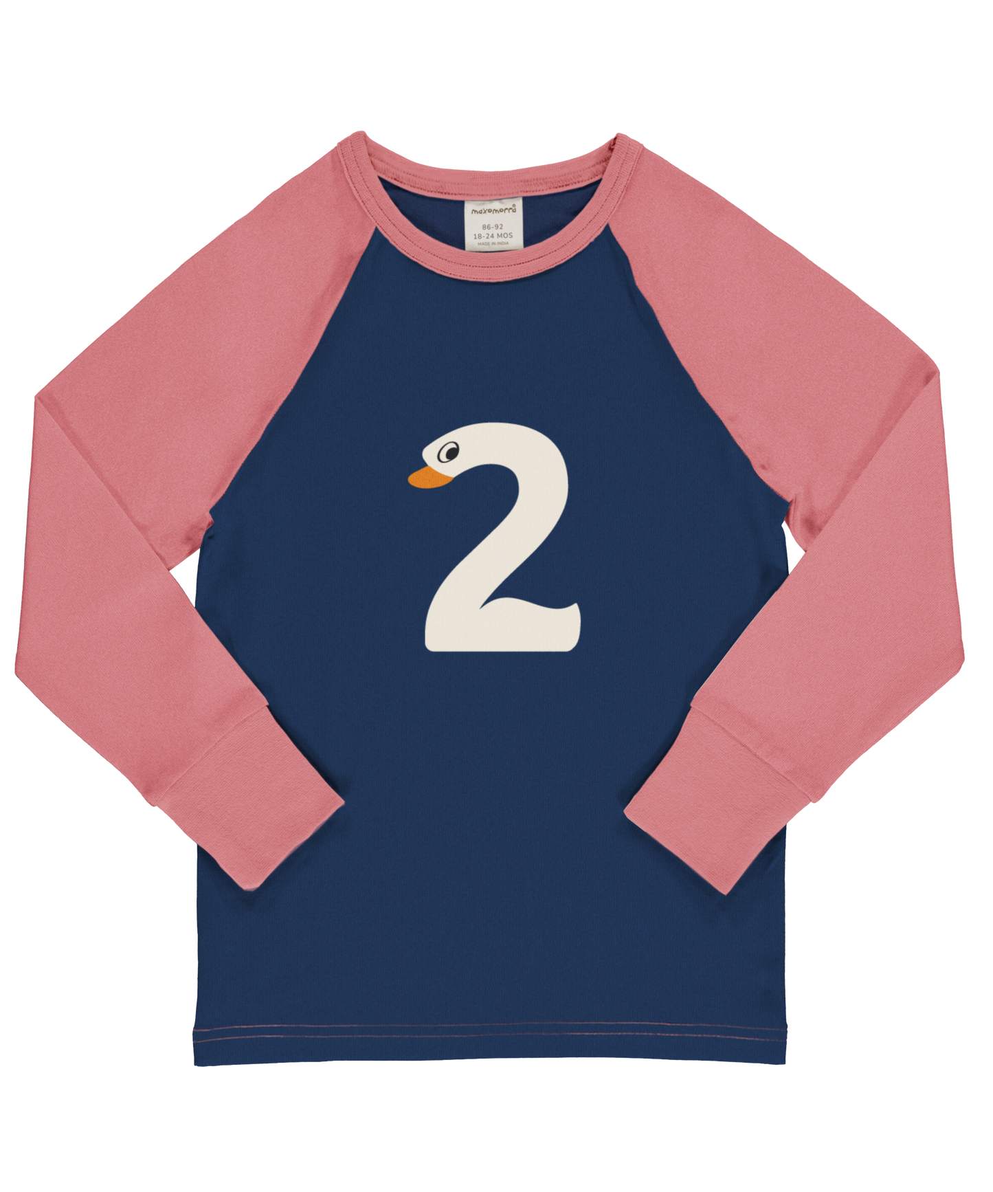 Maxomorra Langarmshirt Raglanärmel 2 Jahre GOTS