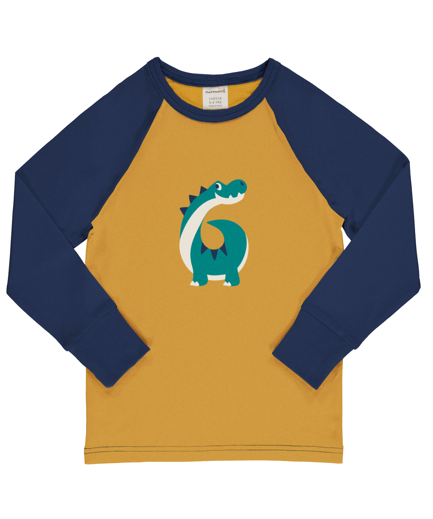 Maxomorra Langarmshirt Raglanärmel 6 Jahre GOTS