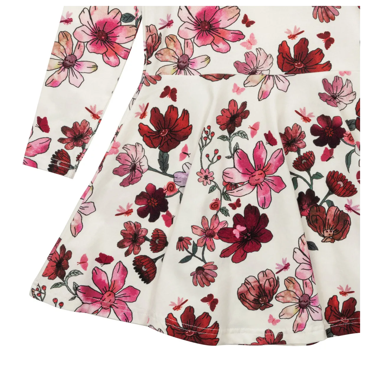 Ma-ia Kleid Langarm Winter Garden aus Bio-Baumwolle