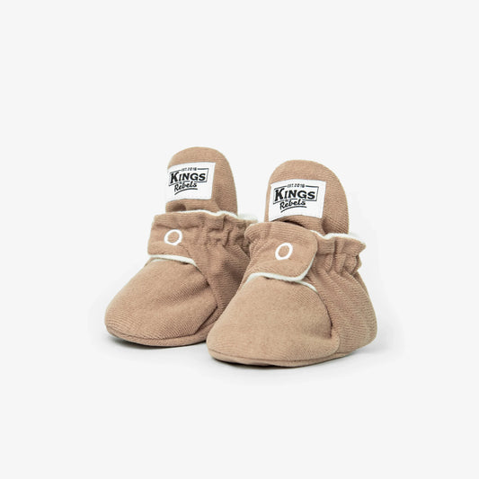 Kings & Rebels Booties Gamuza Gripper - Café
