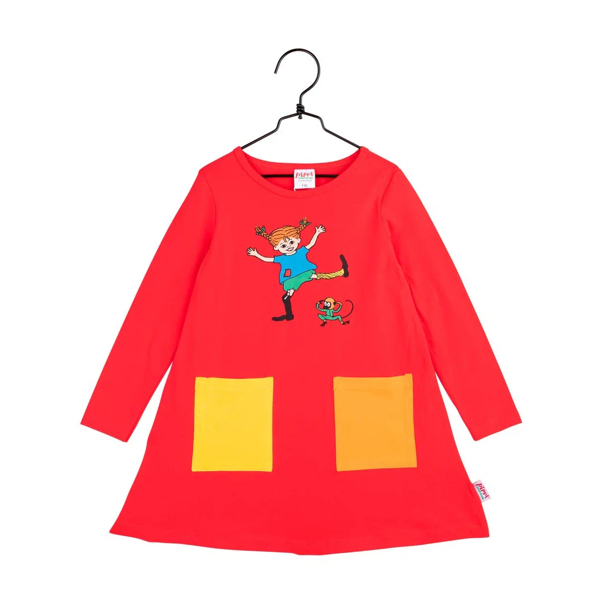 Martinex Pippi Langstrumpf Kleid Langarm