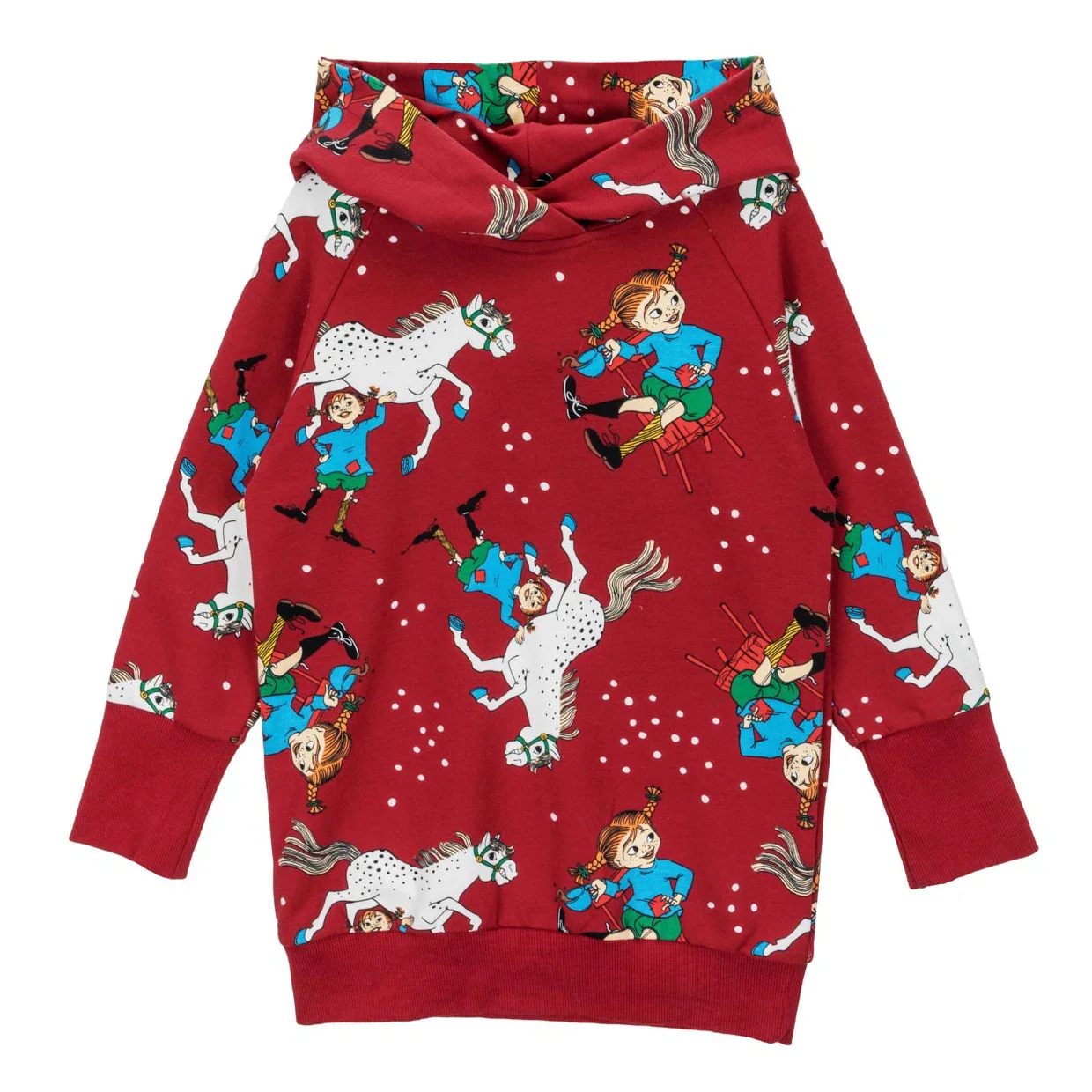 Martinex Pippi Langstrumpf Hoodie Kleid