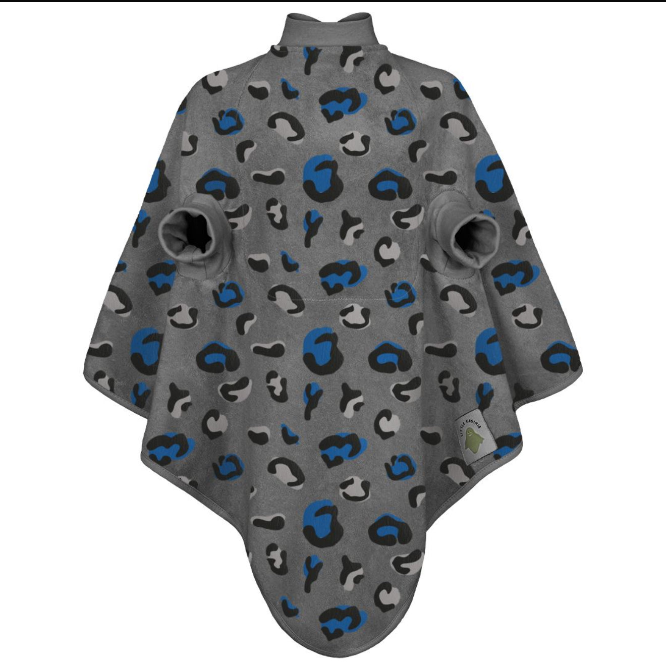 Little Casimir Lätzchen 'Boo' Cobalt Cat Waterproof